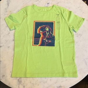 GAP Neon Green Dinosaur Tee